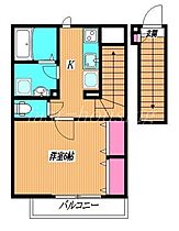 東京都小金井市桜町１丁目（賃貸アパート1K・2階・27.91㎡） その2