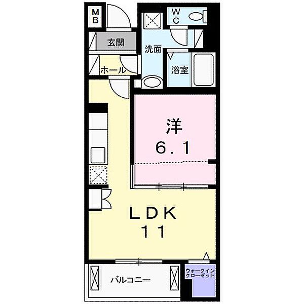 エスプランドル五香 403｜千葉県松戸市五香１丁目(賃貸マンション1LDK・4階・41.94㎡)の写真 その2