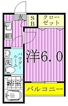 ベルメント陣屋前C棟 202 ｜ 千葉県松戸市常盤平３丁目31（賃貸アパート1K・2階・20.13㎡） その2