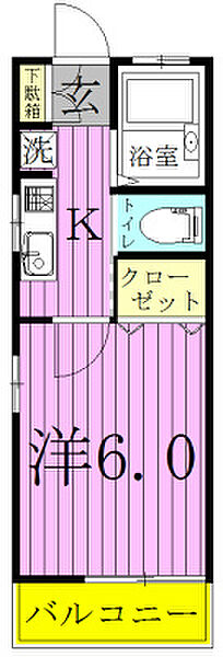 MISAKIII 101｜千葉県松戸市根本(賃貸アパート1K・1階・20.00㎡)の写真 その2