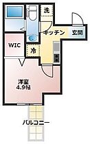 ヒルズ八柱II 1003 ｜ 千葉県松戸市稔台２丁目11-12（賃貸アパート1K・1階・19.49㎡） その2