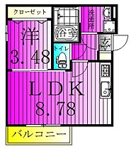 メラース 301 ｜ 千葉県松戸市新松戸北１丁目20-6（賃貸アパート1LDK・3階・30.23㎡） その2