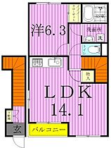 グリーンキャッスルV 201 ｜ 千葉県白井市冨士235-16（賃貸アパート1LDK・2階・49.12㎡） その2