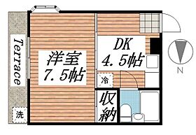 オーディーン六実 103 ｜ 千葉県鎌ケ谷市中佐津間２丁目6-41（賃貸アパート1DK・1階・24.55㎡） その2