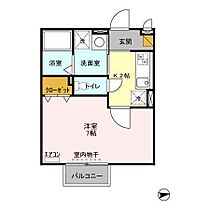 クレアーレ 203 ｜ 千葉県松戸市六実６丁目29-5（賃貸アパート1K・2階・25.00㎡） その2