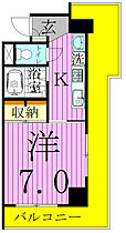 ラニカイビレッジ 703 ｜ 千葉県松戸市松戸1903（賃貸マンション1K・7階・25.03㎡） その2