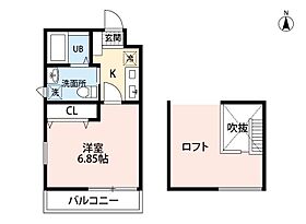 Infoglia Clair　～インフォリア　クレール～ 201 ｜ 千葉県松戸市東平賀74-17（賃貸アパート1K・2階・20.08㎡） その2