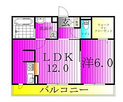 エスペランサ（古ヶ崎） 202 ｜ 千葉県松戸市古ケ崎192-1（賃貸アパート1LDK・2階・44.88㎡） その2