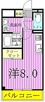 フローラ・五香 305 ｜ 千葉県松戸市常盤平５丁目16-12（賃貸マンション1R・3階・25.53㎡） その2