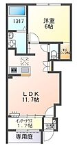 Fleuve 102 ｜ 千葉県松戸市小山338-1（賃貸アパート1LDK・1階・43.21㎡） その2