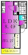 AJ馬橋III 301 ｜ 千葉県松戸市中根2-1（賃貸アパート1LDK・3階・28.93㎡） その2