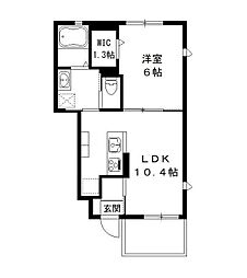 マリーパレスC 1階