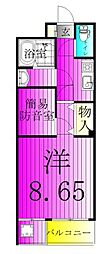 SKビル八番館 1SKの間取図画像