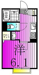 Limiere Mutsumi～ルミエール六実～ 1Kの間取図画像