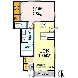 ボヌール新松戸A 1階