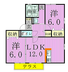 リビングタウンみのり台 1階/A101
