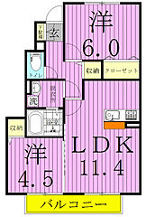 物件の間取り