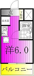 ポルタビアンカ ワンルームの間取図画像