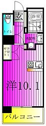 アーク松戸レジデンス ワンルームの間取図画像