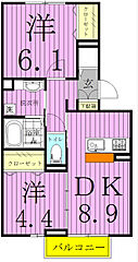 物件の間取り