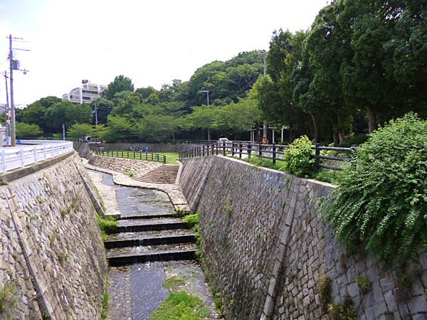 画像23:公園「宇治川公園まで805m」