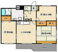 兵庫県神戸市兵庫区三川口町３丁目（賃貸マンション3LDK・3階・59.11㎡） その2