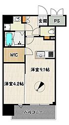 SDグランツ神戸Peninsula 1LKの間取図画像