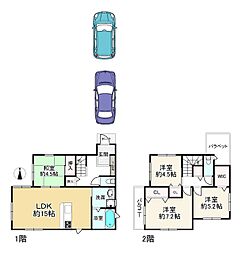 物件画像 田能3丁目新築戸建2号棟