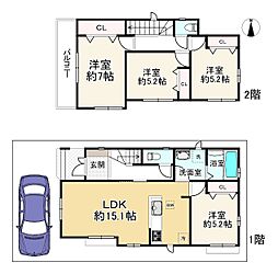 物件画像 上ノ島町3丁目新築戸建1号棟