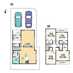 物件画像 塚口町6丁目新築戸建1号棟