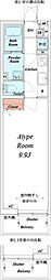リブリ・エフ・エヌ 2階1Kの間取り