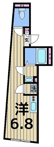 堀切ガーデンテラス 503｜東京都葛飾区堀切４丁目(賃貸マンション1R・5階・24.42㎡)の写真 その2