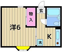 栃の木ハウス 101 ｜ 東京都足立区西綾瀬２丁目（賃貸アパート1K・1階・19.46㎡） その2