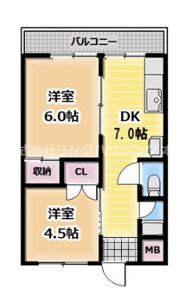 画像2:【お部屋さがしはラックハウジングにお問合せ下さいませ♪】