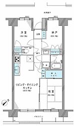 上福岡パーク・ホームズ 3LDKの間取図画像