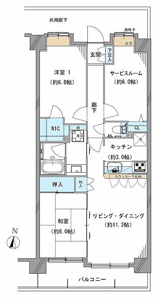 間取りを拡大表示
