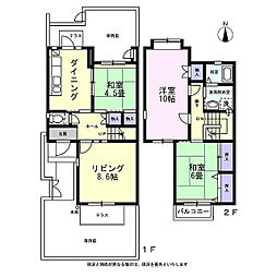 並木1丁目第3住宅 3LDKの間取り