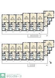読売ランド前新築(仮) 1Kの間取図画像
