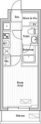 アーバンパーク登戸 1Kの間取図画像