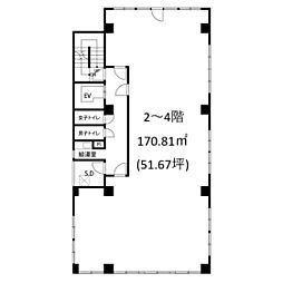 大野第二ビルの間取図画像