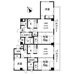 仙北BLD.1の間取図画像