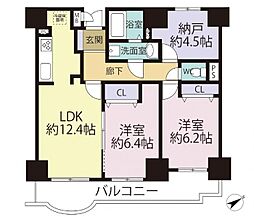 間取図画像 2SLDK