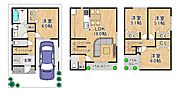1号地参考間取り図（建物価格1900万円）間取り変更可