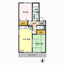 ラヴィタ春日 203 ｜ 福岡県春日市天神山７丁目（賃貸アパート2DK・2階・50.23㎡） その2