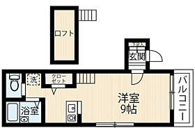 シナモンハウス 203 ｜ 福岡県福岡市城南区片江５丁目（賃貸アパート1R・2階・21.28㎡） その2