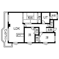 テラスハウゼェ小笹 5-D ｜ 福岡県福岡市中央区小笹２丁目（賃貸マンション3LDK・5階・91.71㎡） その2