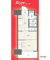 CLUB ORIENT No.122 316 ｜ 福岡県福岡市中央区清川２丁目20-17（賃貸マンション2K・3階・23.00㎡） その2