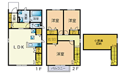 間取図画像 3LDK