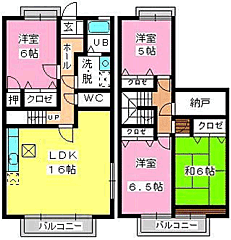 物件の間取り