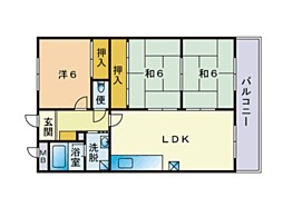 フレックス20 3LDKの間取図画像